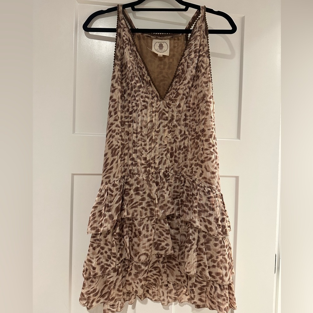 Muchi Muchette leopard Print Dress. Size Xs/S